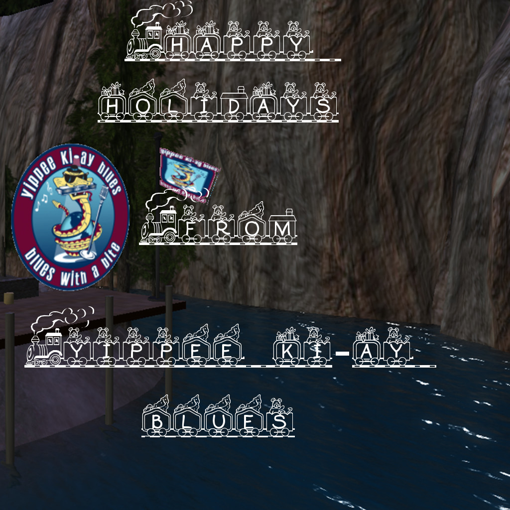 Happy Holiday's Greetings from Yippee Ki-Ay Blues